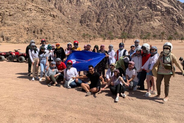 Desert Safari in Sharm el Sheikh with our partners from Armenia