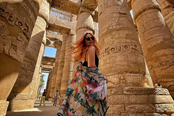 Луксор на автобусе